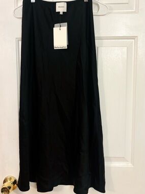 Reformation Black Maxi Skirt